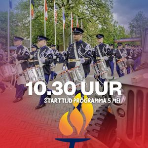 Dit jaar start het programma op 5 mei eerder dan je gewend bent 🚨🎥 Om 10:30 uur begint de live-uitzending van de @nos vanaf het 5 Mei Plein met de Nationale Herdenking Capitulaties 1945, de 5 mei-lezing door de Poolse president Donald Tusk en aansluitend om 11.45 uur het Vrijheidsdefilé. Bekijk de hele programmering op onze website en herdenk én koester mee vanuit Wageningen, Stad der Bevrijding. 🕊️💛 #MaakHetVerschil