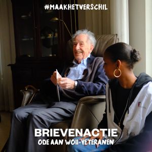 Verschilmakers in de spotlights! WOII-veteranen ontvangen persoonlijke dankbrieven en een bos Freedom Tulpen🌷 Middelbare scholieren schrijven wat vrijheid voor hen betekent en stellen vragen aan de Verschilmakers van toen. Deze brieven worden door vrijwilligers persoonlijk bij de veteranen bezorgd. Dat levert natuurlijk bijzondere gesprekken op én soms ook een brief terug aan de middelbare scholieren. Zo wordt een nieuwe generatie verschilmakers geactiveerd! #MaakHetVerschil